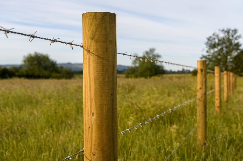Goat Fence Installation detail